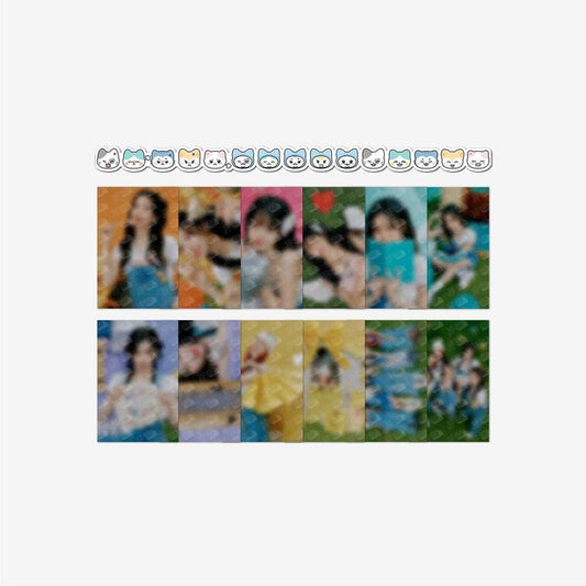 ITZY POSTCARD & MASKING TAPE SET - MIDZY′S CELLS