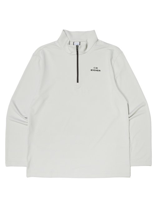 Eider SHAPE Men's Jacquard Zip-Up T-shirt_Ice Grey