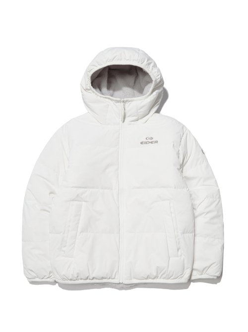 FLOWER (Flower) UNI Ribbed Down Jacket_Cream