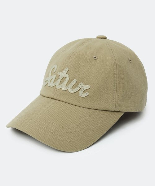 Vintage Casual Applique Ball Cap Beige