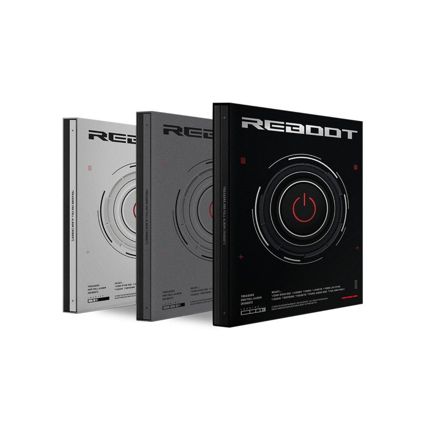 (SET) TREASURE 2ND FULL ALBUM [REBOOT] PHOTOBOOK VER. SET - YG SELECT