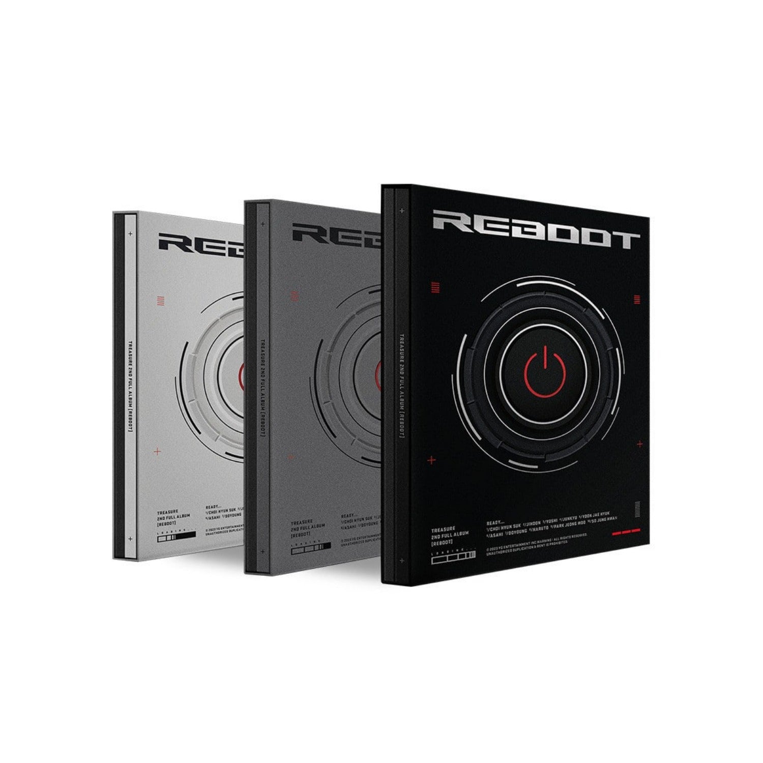 (SET) TREASURE 2ND FULL ALBUM [REBOOT] PHOTOBOOK VER. SET - YG SELECT