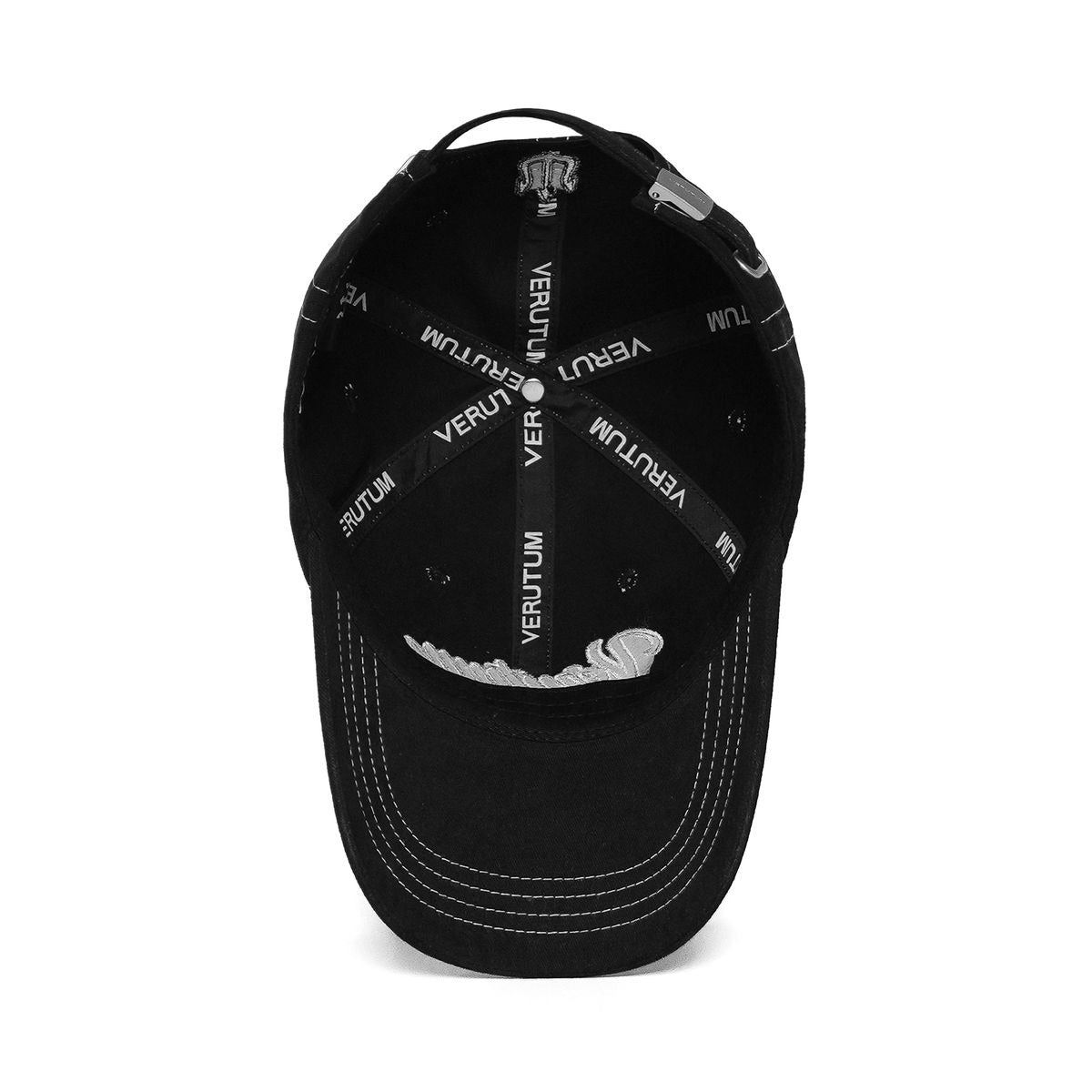 ★[SEVENTEEN Seungkwan Worn] 【VERUTUM】Wave Logo Pigment Stitch Ball Cap Black