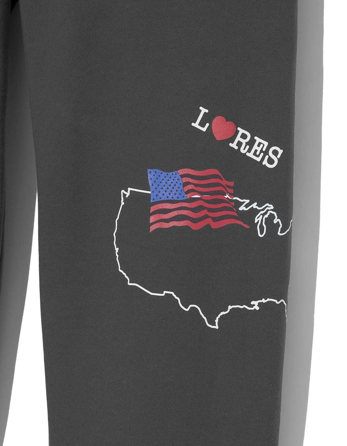 ★[LE SSERAFIM Eunchae Worn] 【LORES】America Sweatpants - Charcoal