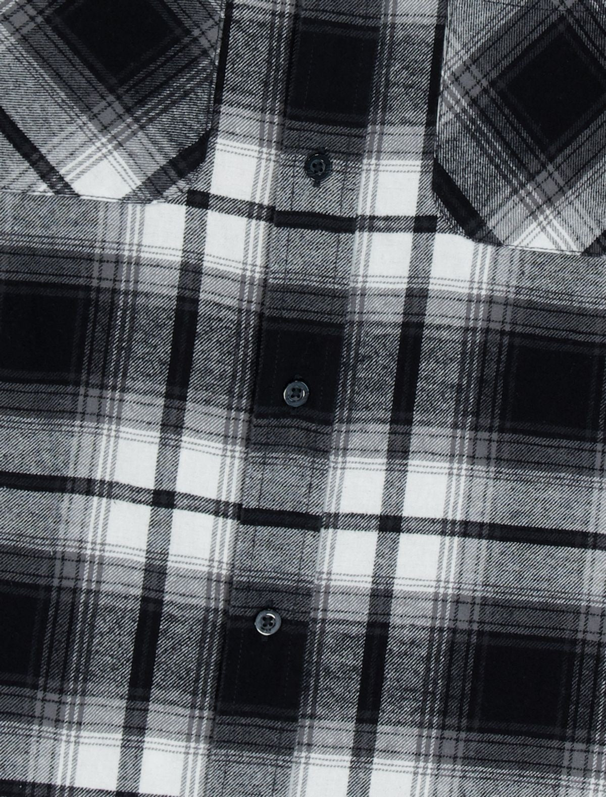 ★[LE SSERAFIM KAZUHA Worn] 【YESEYESEE】Flannel Check Shirt Black