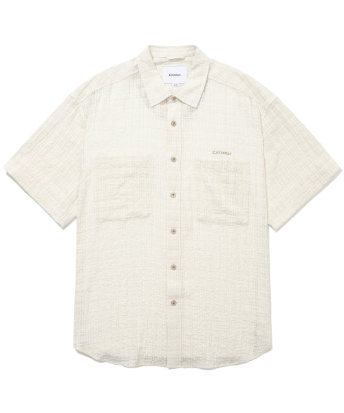 Slicer Half Shirt Ivory