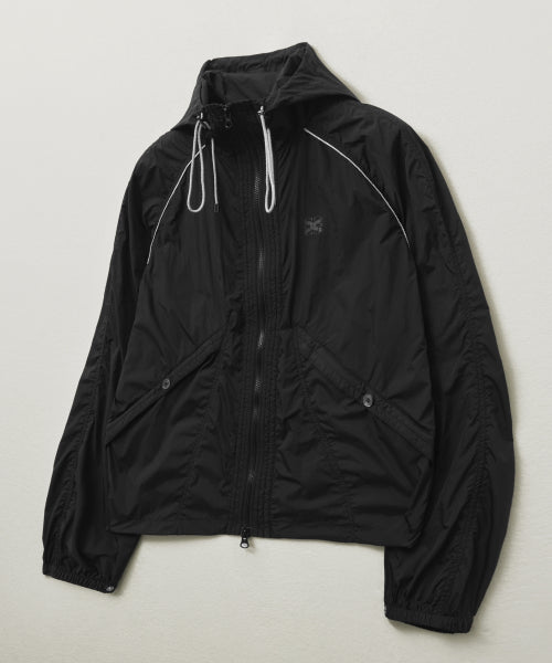 Parasail Hood Zip-Up Jacket Black