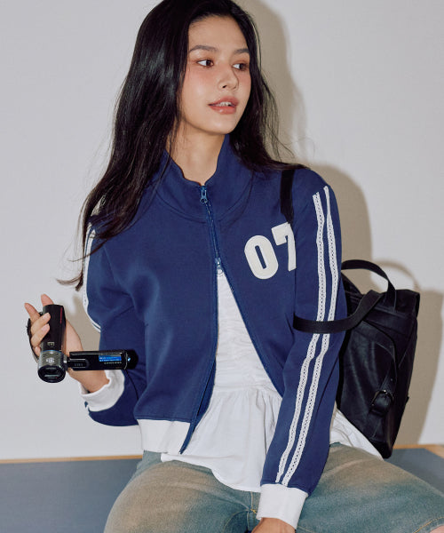07 Classic Track Zip-Up [NAVY]