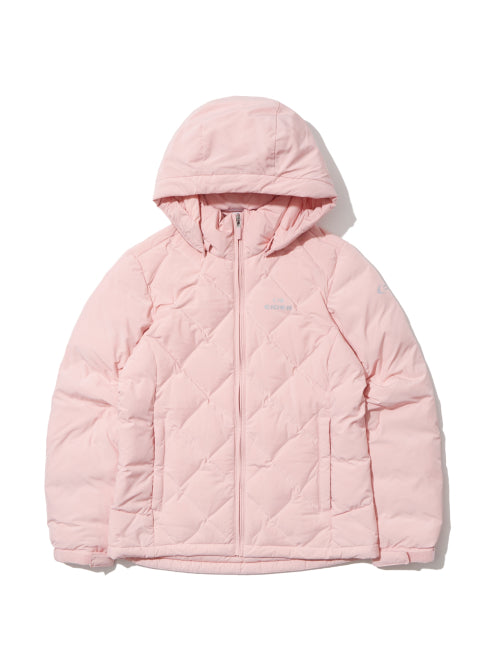 POP TUBE Women's DIA Slim Down Jacket_Indian Pink