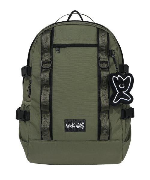 Corduroy Webbing Backpack Khaki