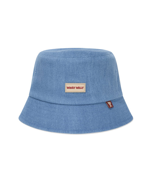Basic bucket hat indigo