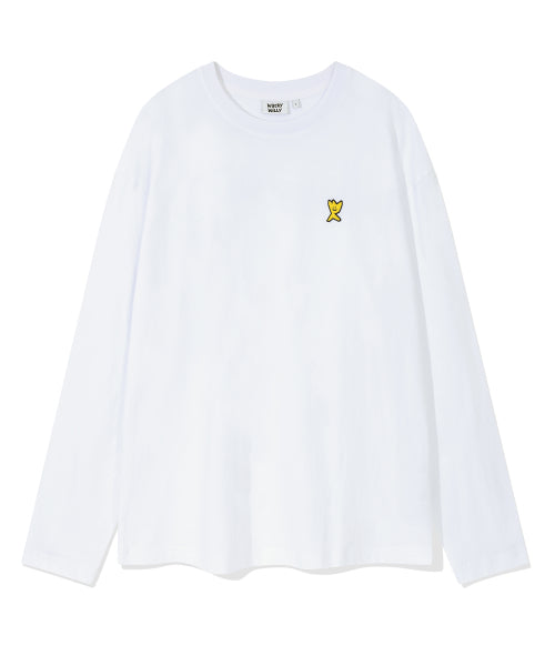Basic Type Long Sleeve White