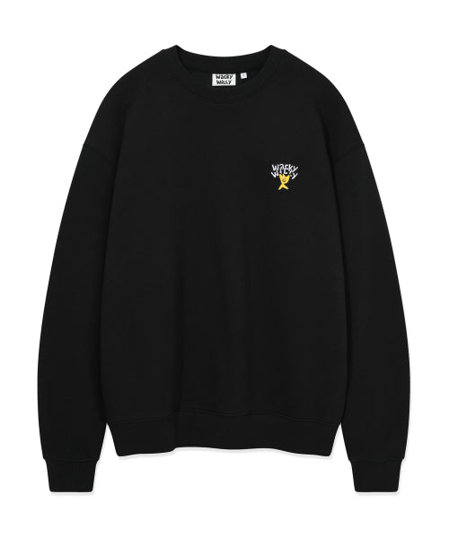 Basic logo Wappen sweatshirt black