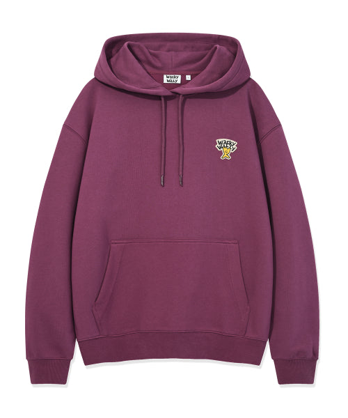 Basic Logo Wappen Hooded Burgundy