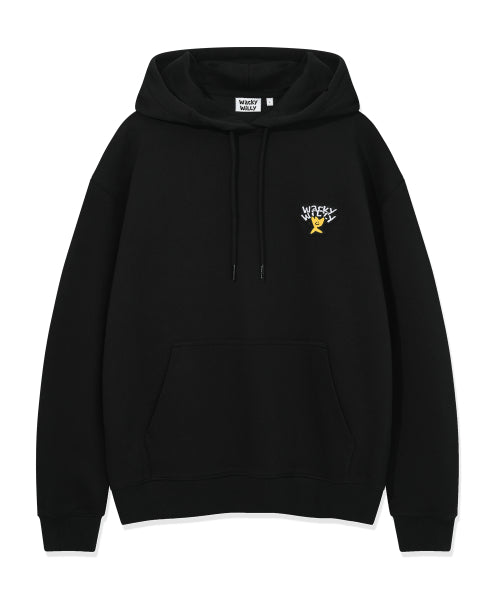 Basic Logo Wappen Hood Black