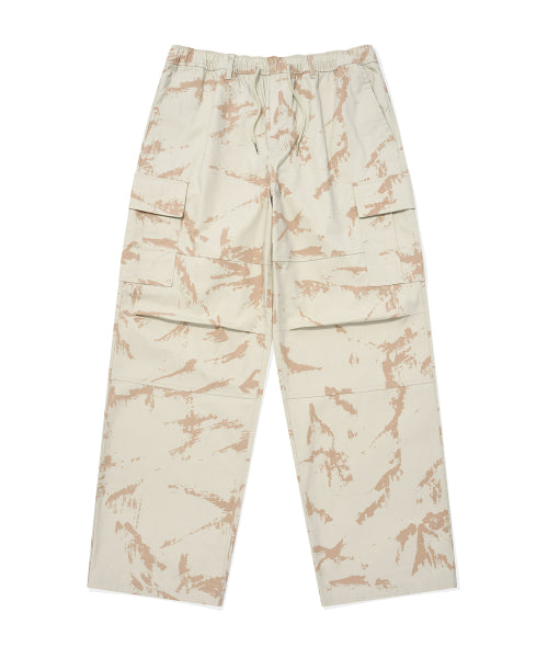 Pattern Graphic Pants Ivory