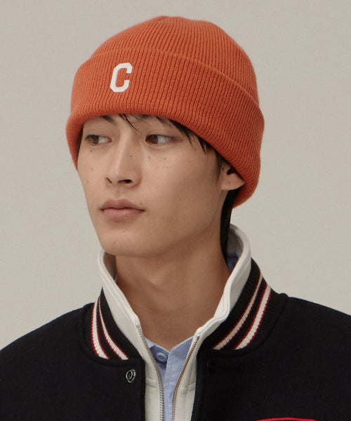 C LOGO BASIC ACRYLIC BEANIE