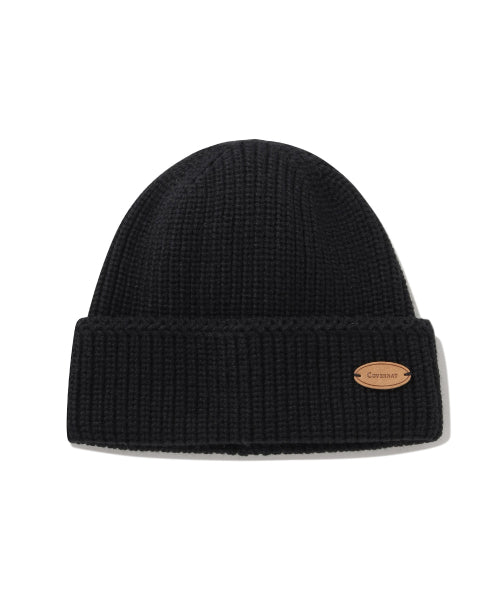 AUTHENTIC LEATHER WAPPEN ACRYLIC BEANIE