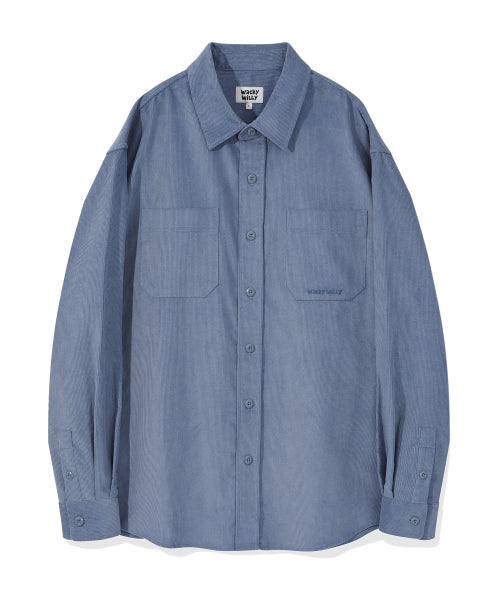 Corduroy Shirt Blue
