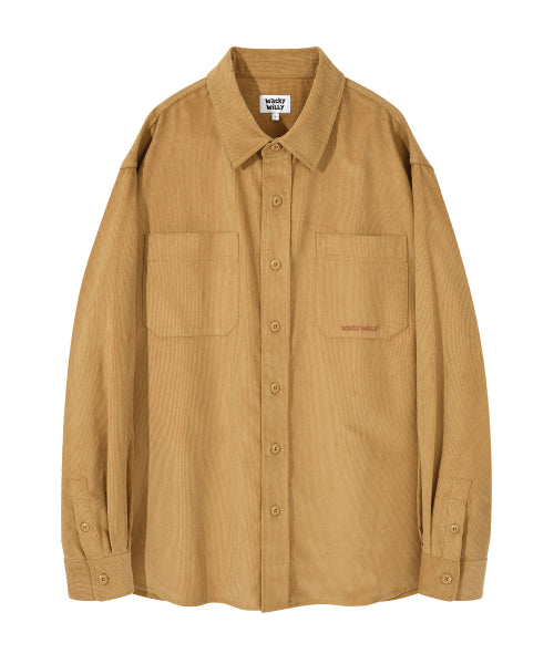 Corduroy Shirt Beige