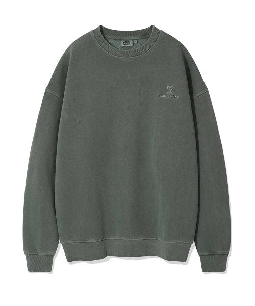 Logo Pigment Sweatshirt Green