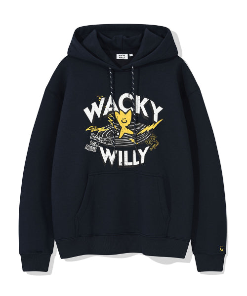 Crack graphic hood navy