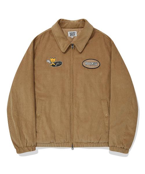 Corduroy Blue-Type Jumper Beige