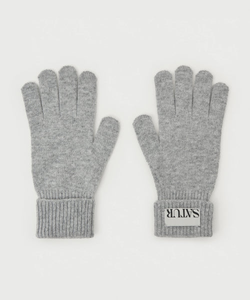 Verona Knit Gloves Light Gray