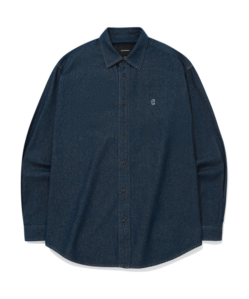 SEMI OVER FIT WASHING DENIM SHIRTS