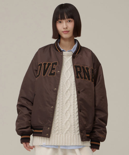 COLLEGE ARCH SATIN VARSITY