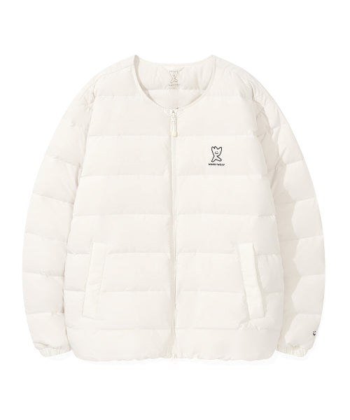 Light Down Jumper White