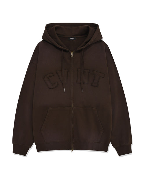 CVNT DYING OVER FIT HOODIE ZIP-UP