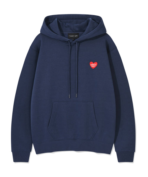 Heart Wappen Napping Hooded Navy