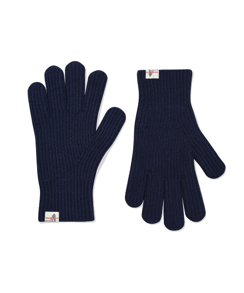 Basic Knit Gloves Navy