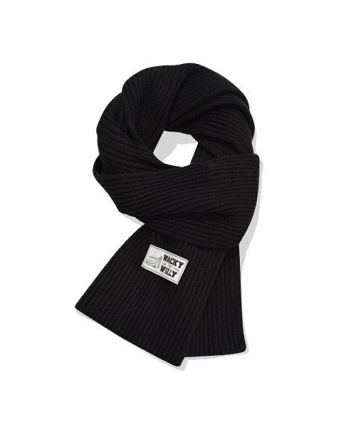 Basic Knitwear muffler black