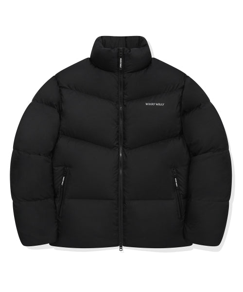 Nylon Down Jumper Black