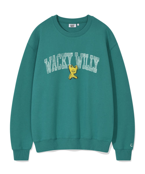 Logo typo sweatshirt green