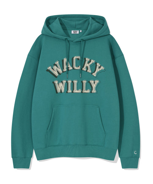 lettering graphic hood green