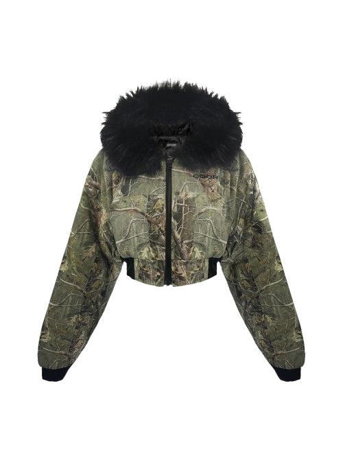 Forest fluffy jumper