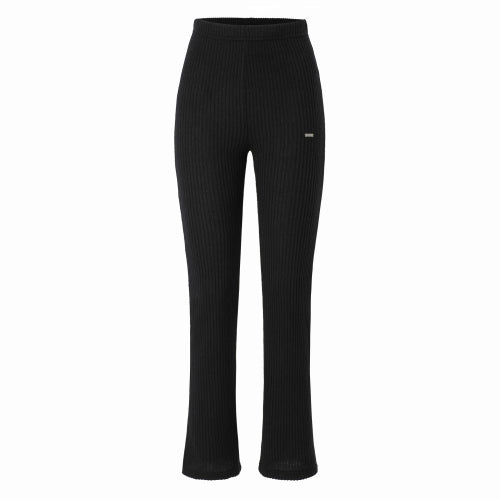 Ribbed Bootcut Leggings (black)