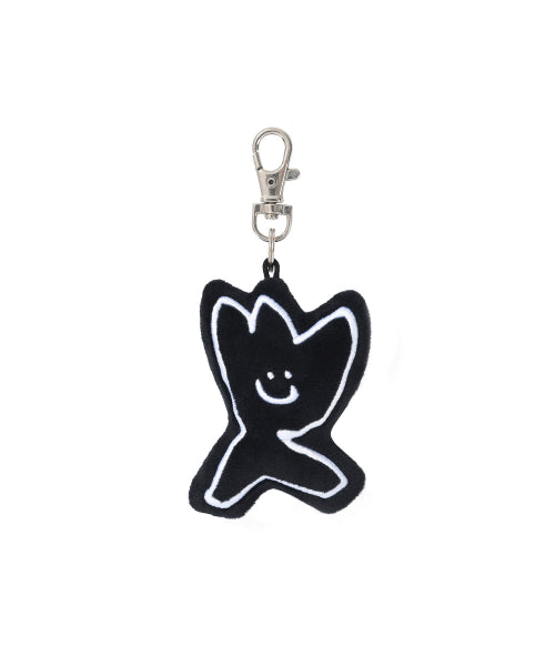 Small key key ring black
