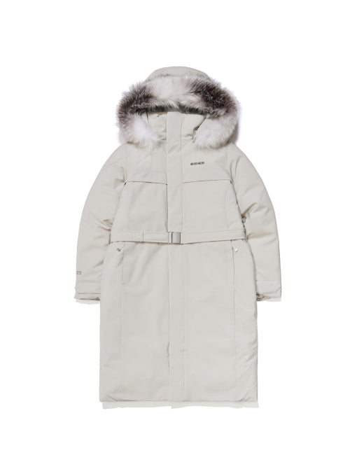 RAHENE Women's Cashmere W/S Ultimate Women's Down Jacket_OATMAL GREY