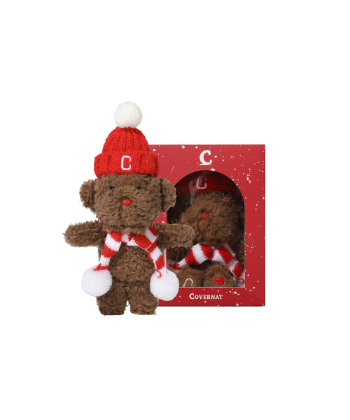 CHRISTMAS COVY BEAR KEYRING