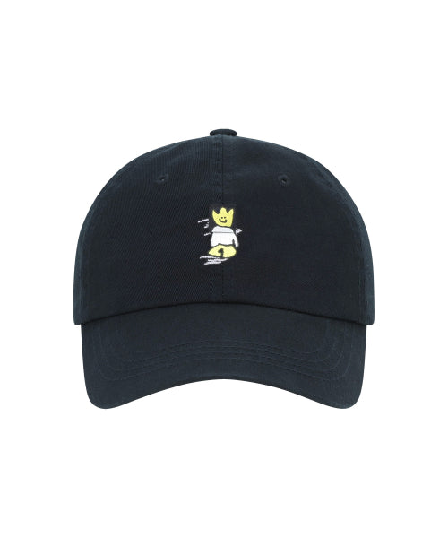 Kiki Label Ball Cap Black