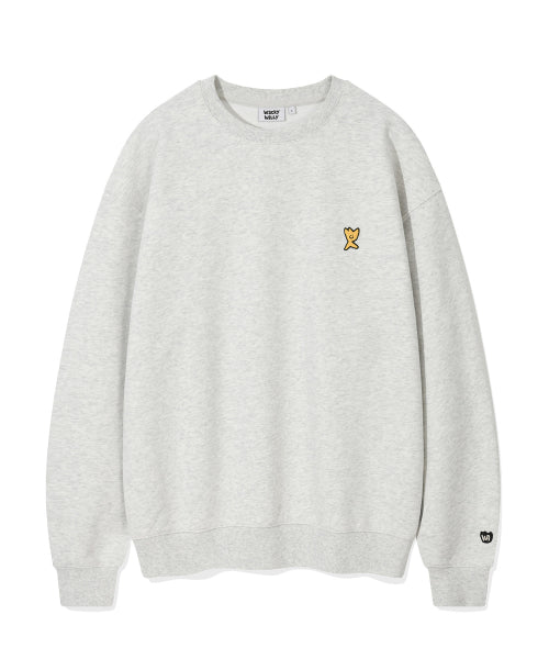 Signature Kiki Wappen sweatshirt Light gray