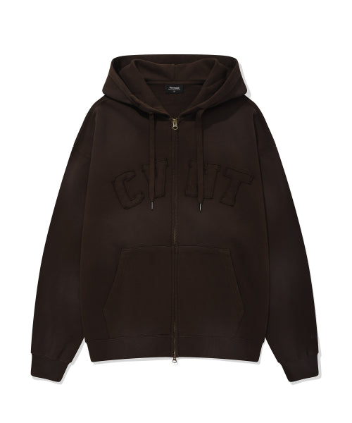 CVNT DYING OVER FIT HOODIE ZIP-UP