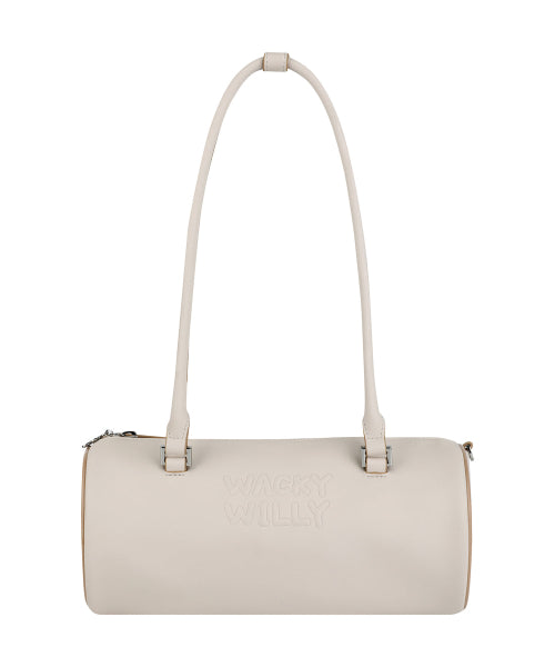 Lily Volume Handle Cylindrical Bag Ivory