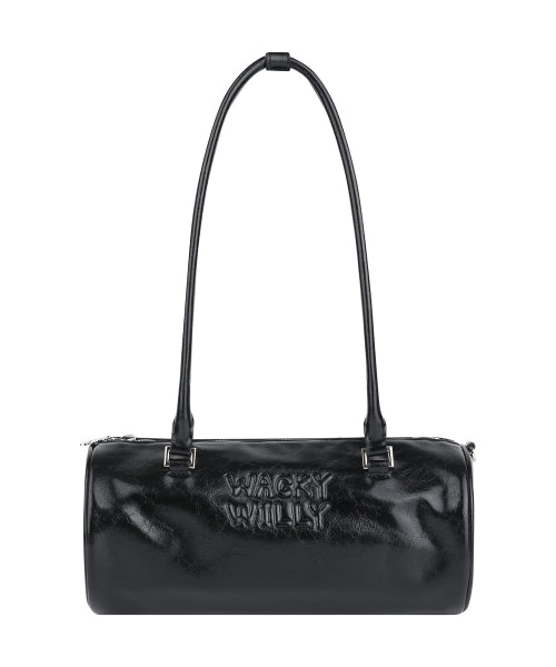 Lily Volume Handle Cylindrical Bag Black