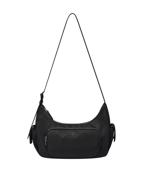 Lily Cargo Shoulder Bag Black