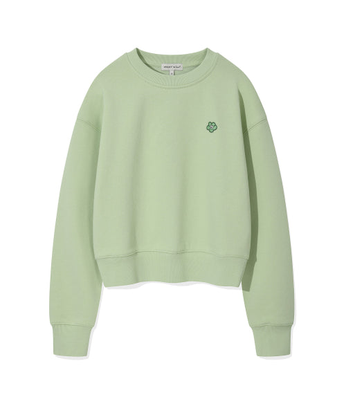 Women's Lily Whappen Cropped Sweatshirt Mint